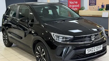 Used Vauxhall Crossland Design Edition 83 HP (61 kW) 2022 Black SUV