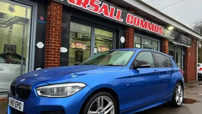 Used BMW 118 M Sport 136 HP (100 kW) 2017 Blue Hatchback