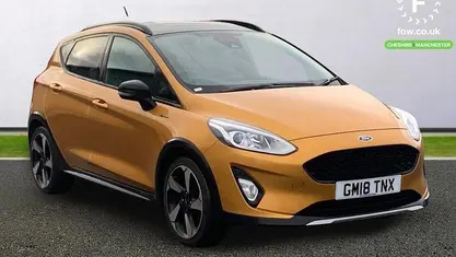 Yellow Used 2018 Ford Fiesta Active Hatchback | £9,999 (Fair price)