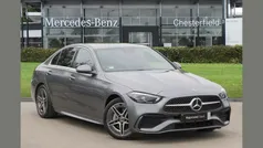 Grey Used 2022 Mercedes C200 AMG line Sedan | £28,700 (Fair price)