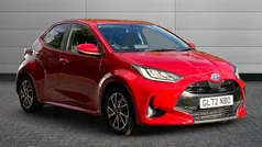 Red Used 2022 Toyota Yaris Hybrid Design Hatchback | £16,695 (Fair price)