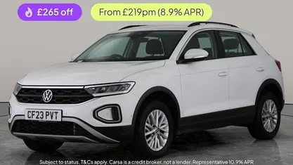 White Used 2023 VW T-Roc Life SUV | £17,501 (Good price)