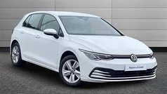 Pure white Used 2021 VW Golf VIII Life Hatchback | £16,995 (Fair price)
