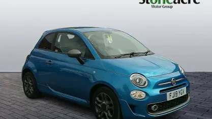 Used Fiat 500 S 69 HP (50 kW) 2018 Blue Hatchback
