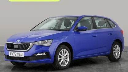 Used Skoda Scala SE Technology 110 HP (80 kW) 2023 Blue Hatchback