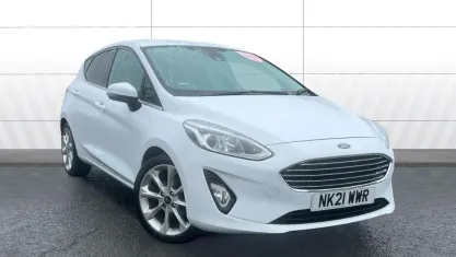 Used Ford Fiesta Titanium X 125 HP (91 kW) 2021 White Hatchback