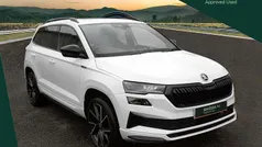 Moon white metallic Used 2023 Skoda Karoq SportLine SUV | £26,995 (Fair price)