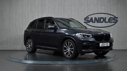 Grey Used 2021 BMW X3 M Sport SUV | £26,299 (Fair price)