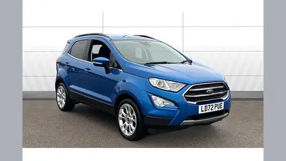 Used Ford Ecosport Titanium 125 HP (91 kW) 2022 Blue SUV