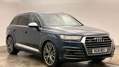 Used Audi SQ7 435 HP (319 kW) 2018 Blue SUV