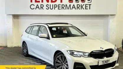 Used BMW 320 M Sport 190 HP (139 kW) 2019 White Estate