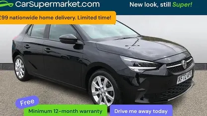 Used Vauxhall Corsa Design Edition 75 HP (55 kW) 2023 Black Hatchback