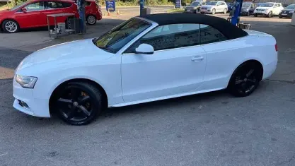 Used Audi A5 Cabriolet S-Line 211 HP (155 kW) 2012 White Cabriolet