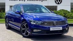 Blue Used 2021 VW Passat R-line Sedan | £19,750 (Fair price)