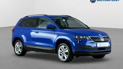 Used Skoda Karoq SE Technology 116 HP (85 kW) 2020 Blue SUV