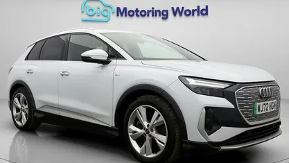 Used Audi Q4 e-tron S-Line 150 kW (204 HP) 2022 White SUV