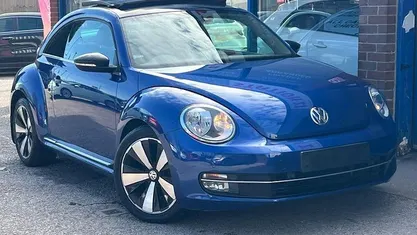 Used VW Beetle Sportline 140 HP (102 kW) 2014 Blue Hatchback