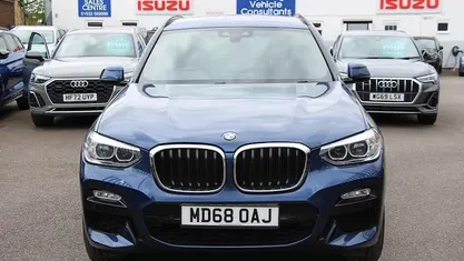 Used BMW X3 M Sport 190 HP (139 kW) 2019 Blue SUV