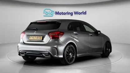 Used Mercedes A200 AMG line 136 HP (100 kW) 2017 Grey Hatchback