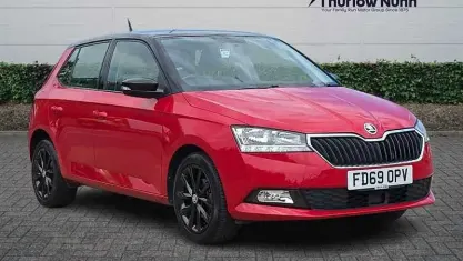 Used Skoda Fabia Colour Edition 95 HP (69 kW) 2020 Red Hatchback
