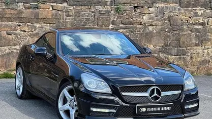 Black Used 2013 Mercedes SLK250 AMG Cabriolet | £7,561 (Fair price)
