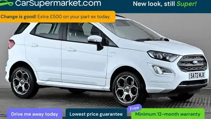 Used Ford Ecosport ST-Line 125 HP (91 kW) 2022 White SUV