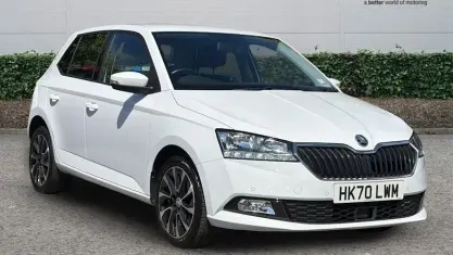 Used Skoda Fabia SE Drive 60 HP (44 kW) 2020 White Hatchback