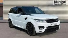 White Used 2018 Land Rover Range Rover Sport Autobiography Dynamic SUV | £29,451 (Fair price)