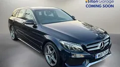 Blue Used 2017 Mercedes C220 AMG line Estate | £14,050 (Fair price)