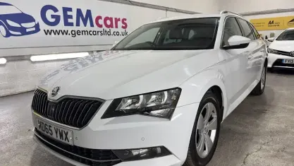 Used Skoda Superb Business Line 150 HP (110 kW) 2016 White Estate