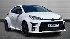 Pure white Used 2021 Toyota Yaris Hatchback | £31,295 (Fair price)