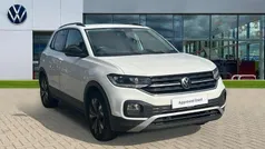 Pure white Used 2023 VW T-Cross Black Edition SUV | £18,580 (Fair price)