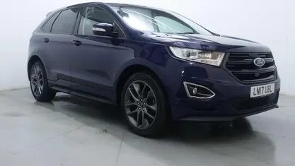 Blue Used 2017 Ford Edge Sport SUV | £13,700 (Fair price)