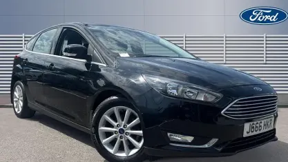 Used Ford Focus Titanium 125 HP (91 kW) 2017 Black Hatchback