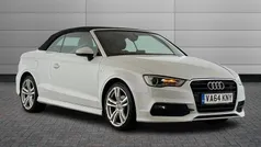 Glacier white Used 2015 Audi A3 Cabriolet S-Line Cabriolet | £8,699 (Good price)