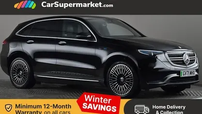Black Used 2022 Mercedes EQC400 AMG Line Premium SUV | £23,897 (Fair price)