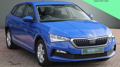 Begagnad Skoda Scala SE 110 HK (80 kW) 2023 Blå Halvkombi