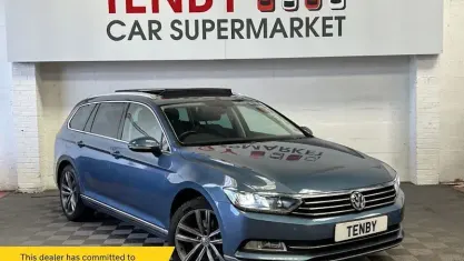 Used VW Passat GT 150 HP (110 kW) 2018 Blue Estate