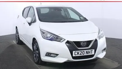 Used Nissan Micra S 101 HP (74 kW) 2020 White Hatchback