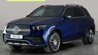 Used Mercedes GLE300 AMG line 245 HP (180 kW) 2021 Blue SUV