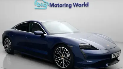 Used Porsche Taycan Performance Package 500 kW (680 HP) 2021 Blue Sedan