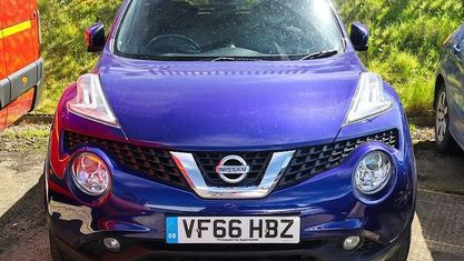 Używany Nissan Juke N-Connecta 110 KM (80 kW) 2017 Niebieski SUV