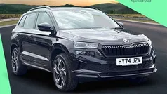 Black magic pearl effect Used 2024 Skoda Karoq SportLine SUV | £29,900 (Fair price)