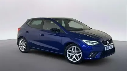 Used Seat Ibiza FR 95 HP (69 kW) 2021 Blue Hatchback