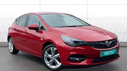 Used Vauxhall Astra SRi 145 HP (106 kW) 2021 Red Hatchback