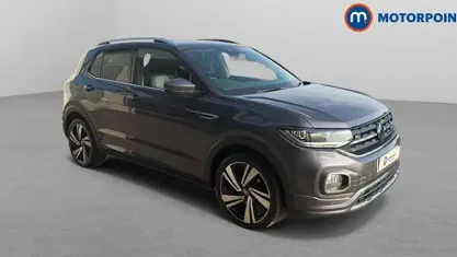 Usado VW T-Cross R-line 150 HP (110 kW) 2023 Cinzento SUV