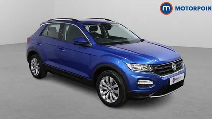 Used VW T-Roc SE 150 HP (110 kW) 2020 Blue SUV