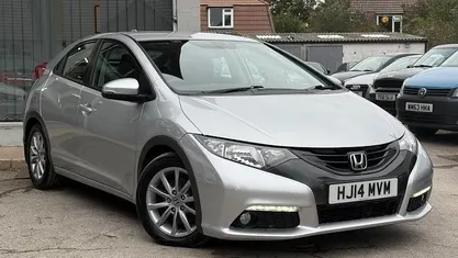 Silver Used 2013 Honda Civic EX Hatchback | £8,295 (Fair price)