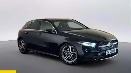 Used Mercedes A220 AMG line 190 HP (139 kW) 2021 Black Hatchback