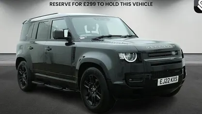 Used Land Rover Defender Dynamic 300 HP (220 kW) 2022 Santorini black SUV